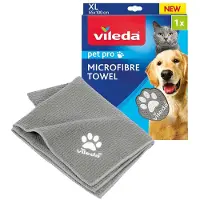 Vileda Wischbezug "Vileda Pet Pro Microfibre Tuch XL", Mikrofaser, 22,5 cm, (1 St.), Trocknet 6x schneller als ein Baumwolltuch* *interner Labortest