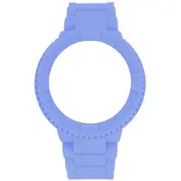Watx Uhr Cowa1811 Original Chamäleon Silikonarmband Blau 49mm Zifferblatt mit Schnallenverschluss