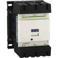 Schneider Electric LC1D1156F5 Leistungsschütz LC1D 3p, +1S+1Ö, 55 kW, 115 A, 400 V AC3, Spule 110 V AC