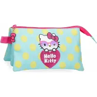 Joumma Jim Jam Federmäppchen Hello Kitty Stiftetui 3 Fächer mit 2 Reißverschlüssen