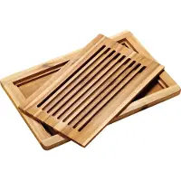 Decopatent Schneidebrett "Profi", für Brot, abnehmbares Schneidrost