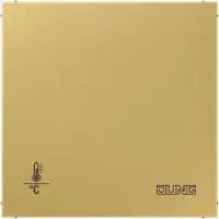 JUNG ME2178ORTSC KNX Objektregler mit integrierter Tasterschnittstelle 4fach, Serie LS, Messing classic ME 2178 ORTS C