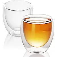 Intirilife 2x Thermo Glas in 200-300 ml