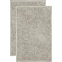 Cawö Gästehandtuch Pure Uni Chalk (6er Set)