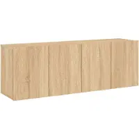 vidaXL TV-Wandschränke 2 Stk. Sonoma-Eiche 60x30x41 cm