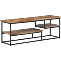 vidaXL TV-Schrank 110x30x39 cm Recyceltes Massivholz Teak