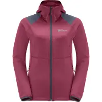 Jack Wolfskin Damen Unterjacke KOLBENBERG HOODED FZ W