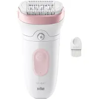 Braun Silk·épil 7 – Epilierer für einfache Haarentfernung – Lang anhaltend glatte Haut – 7-000 – Weiß/Flamingo