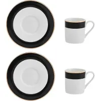 MIKASA Luxe Deco Espressotassen-set 100ml 2 Einheiten