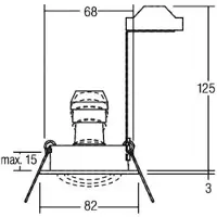 Brumberg Leuchten HV-Einbaustrahler GU10 36143020