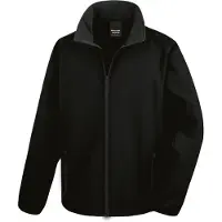 Result Jacket Softshell Printable Schwarz 3XL Mann