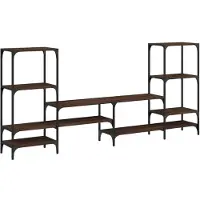 vidaXL TV-Schrank Braun Eichen-Optik 206,5x28,5x95 cm Holzwerkstoff