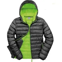 Result R194M | Mens Snow Bird Padded Jacket - Farbe: Black/Lime - Größe: M