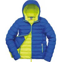 Result R194F | Ladies Snow Bird Padded Jacket - Farbe: Ocean Blue/Lime - Größe: XS