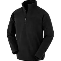 Result Recyceltes Fleece mit Reissverschlusskragen