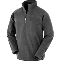 Result Recyceltes Fleece mit Reissverschlusskragen