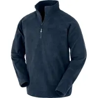 Result Recyceltes Fleece mit Reissverschlusskragen
