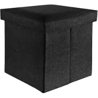 Intirilife Sitzwürfel DIAMANT SCHWARZ