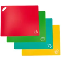 Intirilife 4er Set bunte Schneidebretter