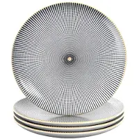Intirilife 4x Porzellan Teller 15.3 cm