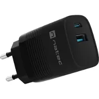 Natec Ribera Gan 30w Usb-a-und Usb-c-wandladegerät