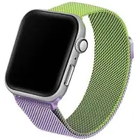 Beline pasek Apple Watch Steel 38/40/41mm zielono-purpurowy green/purple
