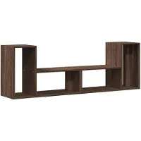 vidaXL TV-Schränke 2 Stk. Braun Eichen-Optik 75x30x50 cm Holzwerkstoff