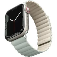 Uniq Revix doppelseitiges Armband für die Apple Watch Series 1 bis 10 / SE / Ultra (2) (44/45/46/49 mm) - Salbei/Beige