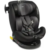 Caretero Autositz Kinder Autokindersitz Commo, ISOFIX, 40-150cm, Graphit