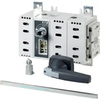 Eaton 6098942 DC-Lasttrennschalter, 250 A, 2-polig, mit grauem Drehgriff, Zwischenbau DDC-250/2/M4/P-G