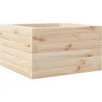 vidaXL Pflanzkübel 40x40x23 cm Massivholz Kiefer