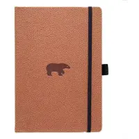 Dingbats* Notebooks, Dingbats* - Wildlife Dotted Extra gro es A4-Notizbuch - Hardcover-Tagebuch aus PU-Leder f r die Arbeit - Stifthalter mit elastischem Verschluss u