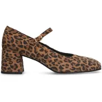 Manfield Mary Jane Pumps in Leo-Optik | Größe 39