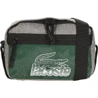 Lacoste Umhängetasche Neocroc Reporter Bag Gris Chine Vert 132 Noir grau