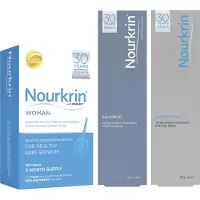 Nourkrin Woman Hair Care Programme Tablets Shampoo Conditioner Set