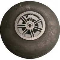 Blokart Strandsegler Rear Wheel Complete Composite (excluding stub axle) BWH2205 Schwarz