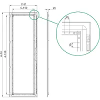Schneider Electric Volltür SF NSYSFD224