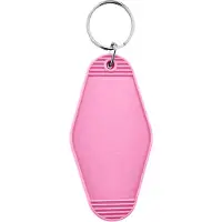 Combicraft Hunter Hotel Schlüsselanhänger Pink, 45x88mm - 5 Stück