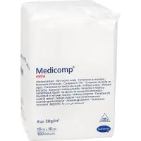 Medicomp extra Vlieskomp.unsteril 10x20 cm 6fach 100 St Kompressen