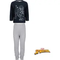 Spider-man 2tlg. Outfit: Schlafanzug in Dunkel-Blau | Gr.: 110/116