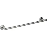 TOJ Living Handtuchstange – 60 cm – Edelstahl – Silber – Wandmontage – Handtuchhalter