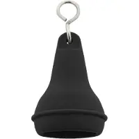 Combicraft Hotelschlüsselanhänger Mayfair mit offenem Boden 41x70mm Schwarz - 50 Stück