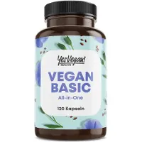 Arigato Distribution GmbH YesVegan Basic Multivitamin A-Z B12 D3 Zink Eisen 120 Kapseln - 3er Set