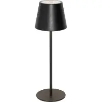 QAZQA Tischleuchte Schwarz Inkl. Dimmbarer und Wiederaufladbarer LED IP54 - Murdock