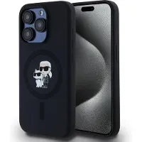 Karl Lagerfeld Klhmp15lscmkcrhk Iphone 15 Pro 6.1 Silicone Karl&choupette Handyhülle
