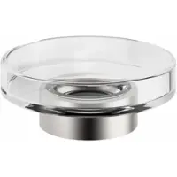 DECOR WALTHER Seifenschale Century STS Kristall Edelstahl Matt Transparent