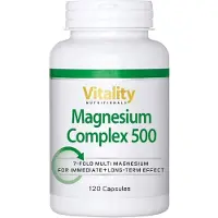 Vitality Nutritonals Magnesium Komplex 500 mit 7 verschiedenen Magnesiumverbindungen 108 g Kapseln