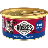 Voskes Paté mit Thunfisch Nassfutter Katze