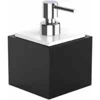 DECOR WALTHER Seifenspender Brownie SSP 430 ml Weiß Schwarz Chrome