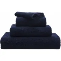 Abyss & Habidecor Waschlappen Twill Navy (17 x 22 cm)